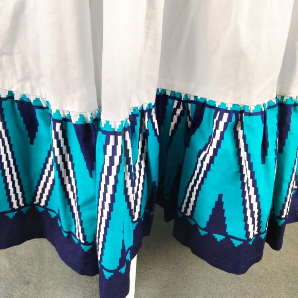 Vintage 80s Square Dancing Skirt S/ M White Rodeo Western Rockabilly Swing - Picture 8 of 15